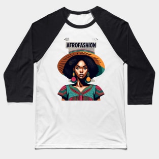 Afro Fashion Baseball T-Shirt